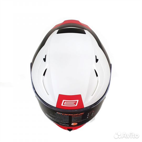 Шлем интеграл origine strada Layer красный/черный