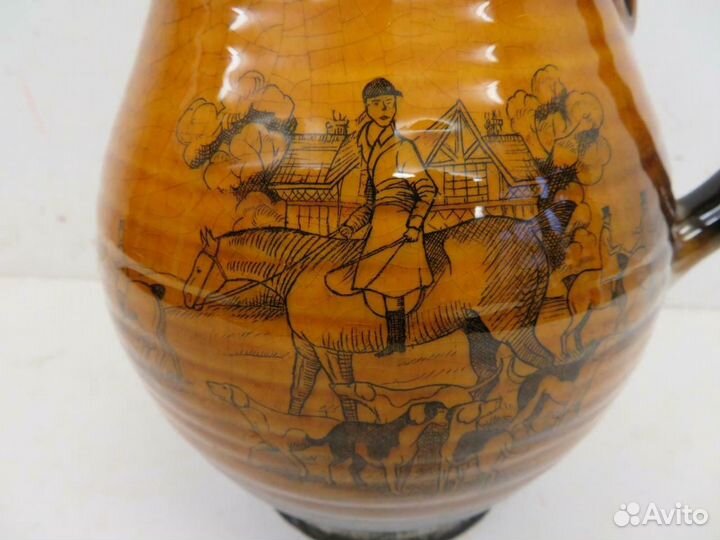Старинный пивной кувшин Arthur wood из серии Охота