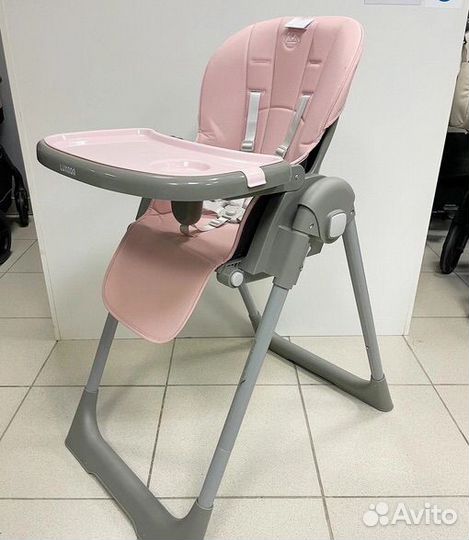 Стул для кормления luxmom розовый