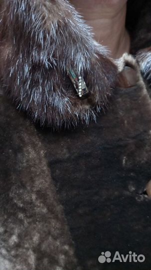 Шуба мутоновая с капюшоном