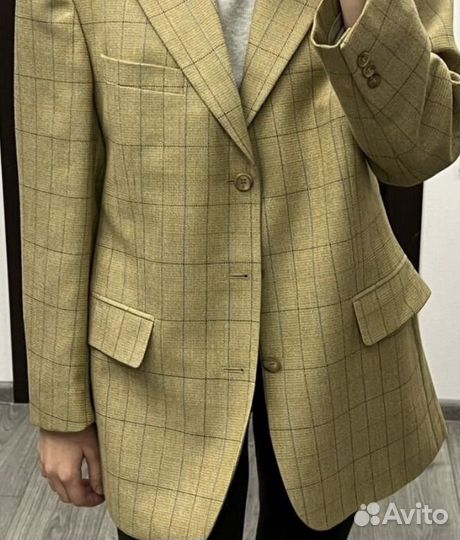 Винтажный пиджак оверсайз