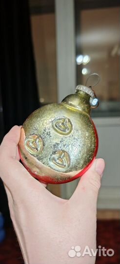 Елочные игрушки СССР часы