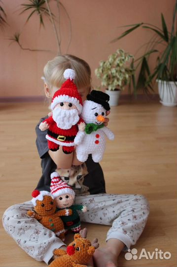 Вязаные игрушки ручной работы