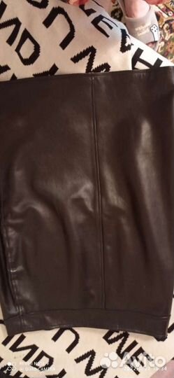 Юбка кожаная женская