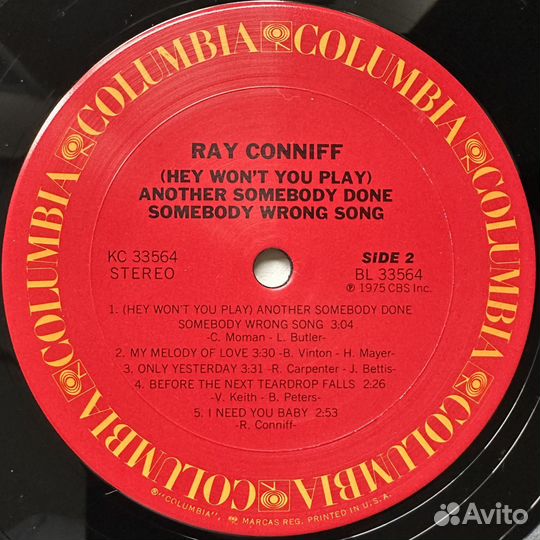 Ray Conniff (США 1975г.)