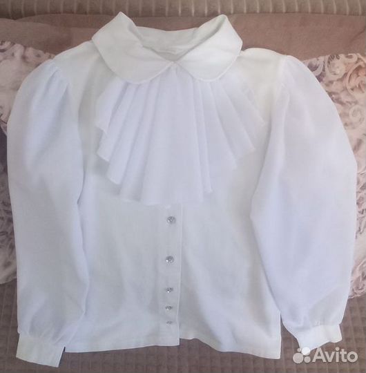 Блузка школьная для девочки 152