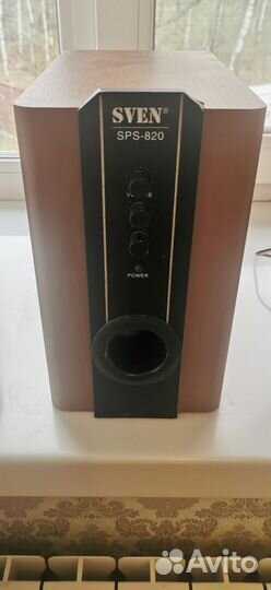 Акустические колонки Sven SPS-820 система 2.1