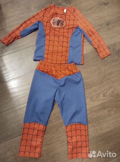 Костюм для мальчика человек паук 104 110