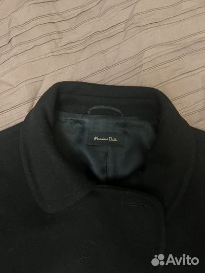 Пальто шерстяное massimo dutti