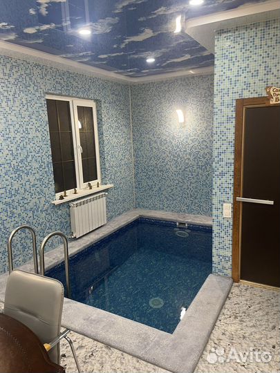 Русская баня на дровах с бассейном джакузи