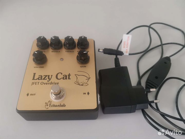 Педаль Lazy Cat Overdrive + блок Boss (Roland)