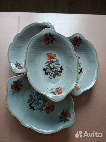 Салатник производство СССР овальный