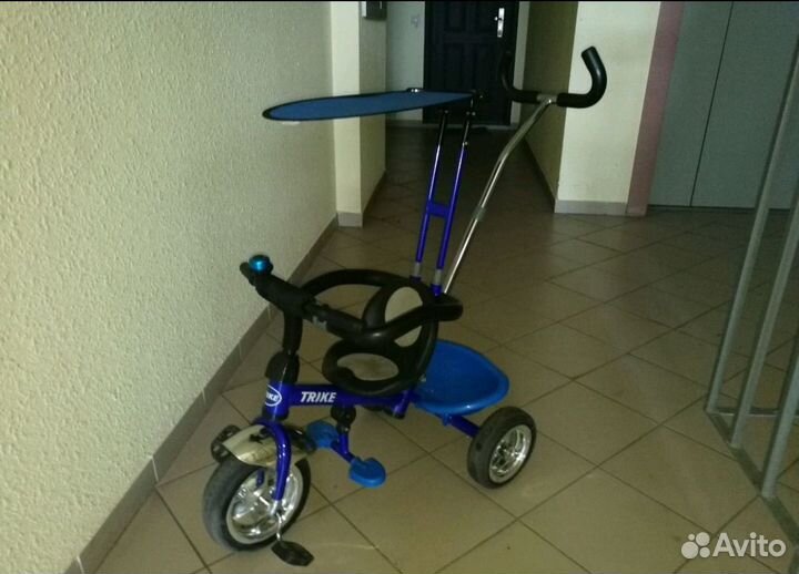 Детский трехколесный велосипед новый