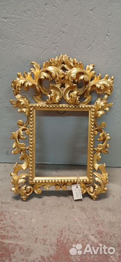 Рама для картины деревянная резная