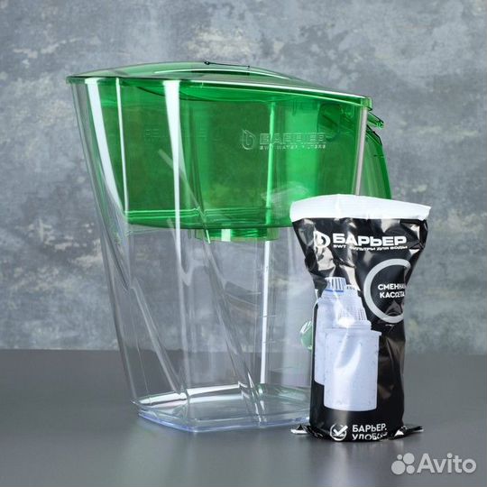 Фильтр-кувшин «Барьер-Гранд Neо», 4,2 л, цвет зелё