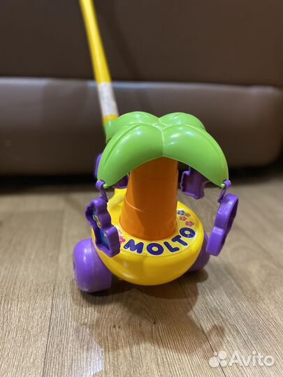 Игрушка каталка с ручкой