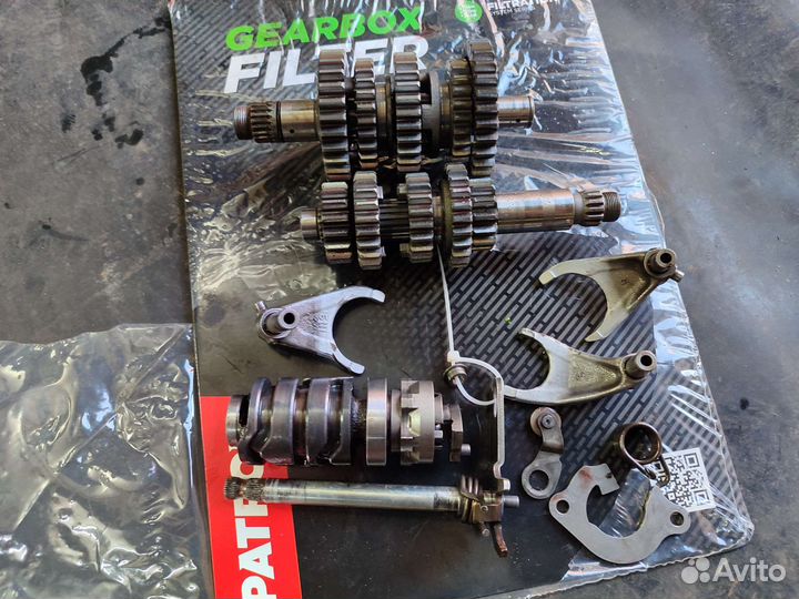 Низ мотора в разбор Yamaha wr250 yz250f