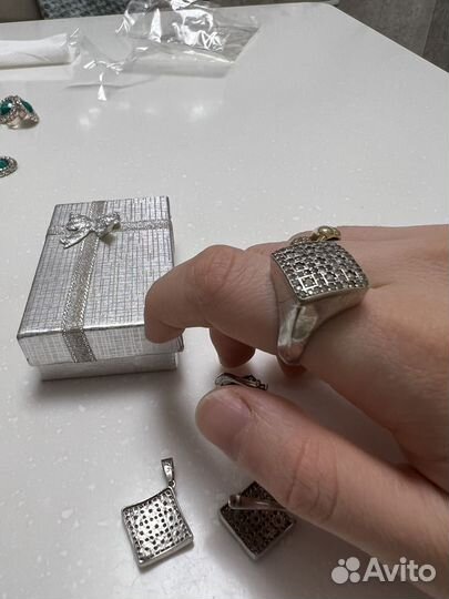 Серебряный комплект