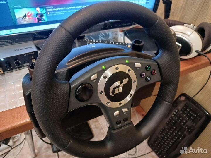 Руль logitech driving force pro