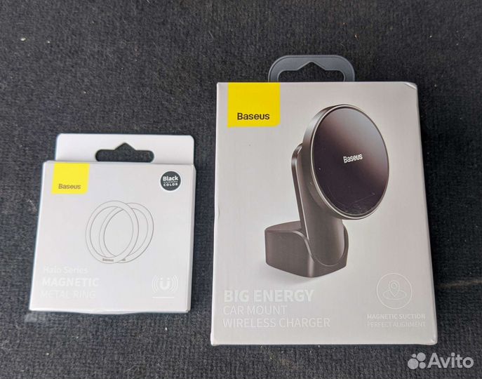 Зарядка + кольца Baseus magsafe iPhone в машину