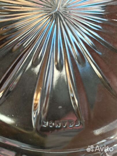 Хрустальная пепельница