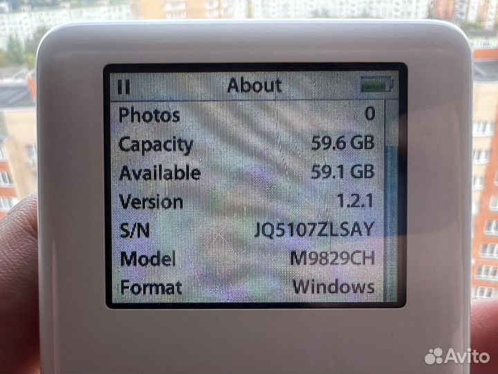 Плеер iPod 4 Gen (Photo) 2004 г. Апгрейд 64GB SD