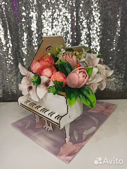 Букет из мыла ручной работы