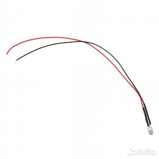 Светодиод трёхцветный со жгутом моноколеса