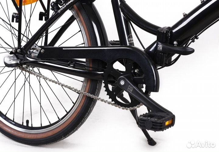 Cкладной велосипед Shulz Krabi V-brake черный
