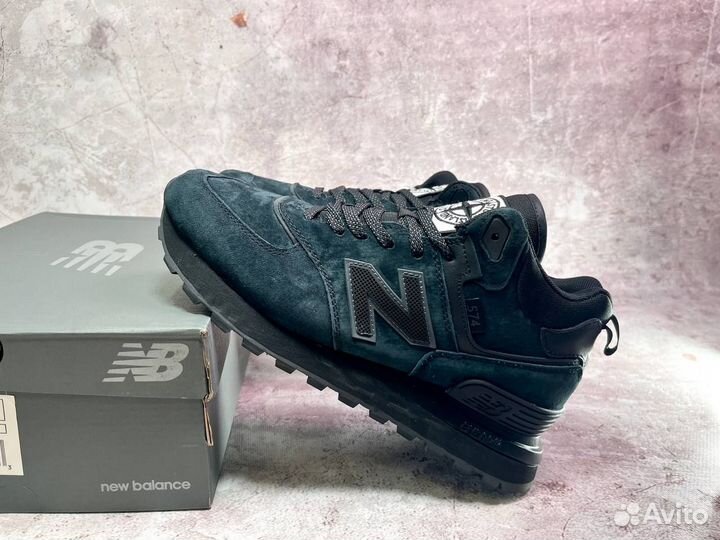 Кроссовки New Balance 574 Stone Island зимние