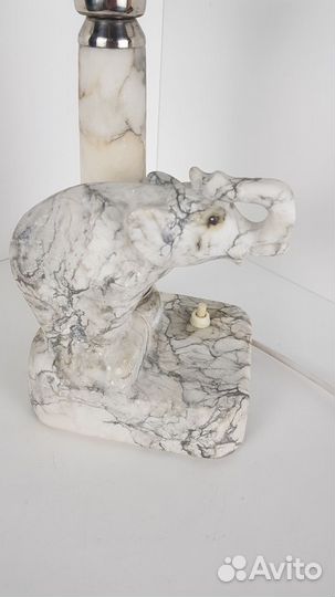 Настольная лампа СССР, мыльный камень