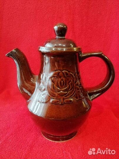 Советскмй заварочный чайник с цветочком