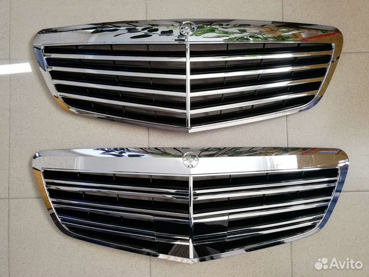Решетка радиатора Mercedes W221 S63 S65