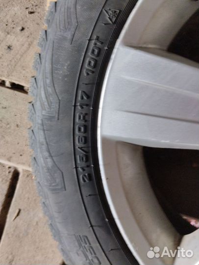 Литые диски r17 на Dodge Caliber