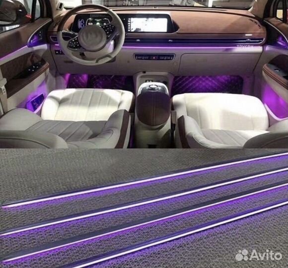 Контурная подсветка салона RGB-W