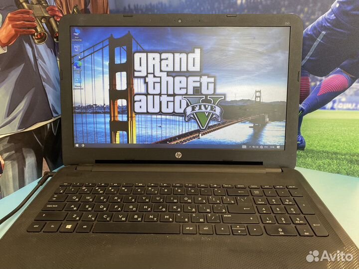 Шустрый Ноутбук HP 4 ядра/SSD/4gb