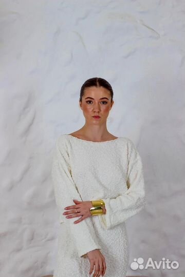 Костюм женский из пушистого трикотажа