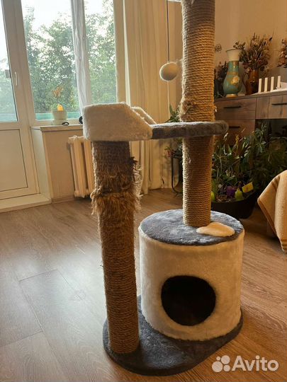 Дом для кошки, когтеточка