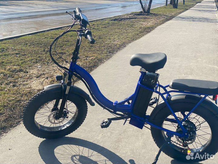 Электровелосипед фэтбайк складной