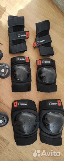 Комплект защиты для роликов oxelo, размер xs