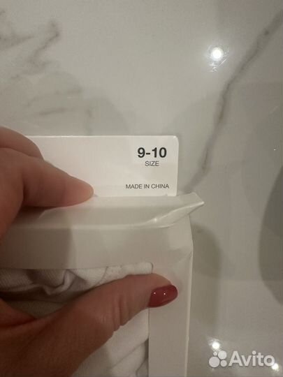 Футболки белые Zara 2 шт