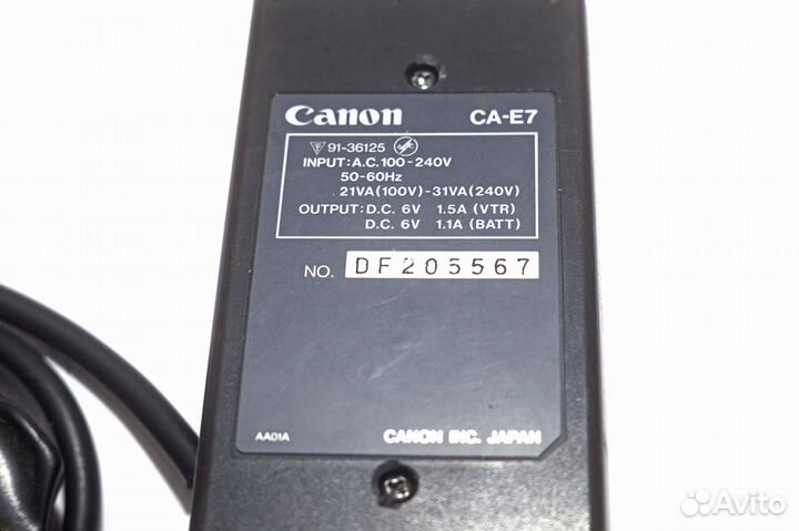 Адаптер питания Canon CA-E7A. Продаю как нерабочий