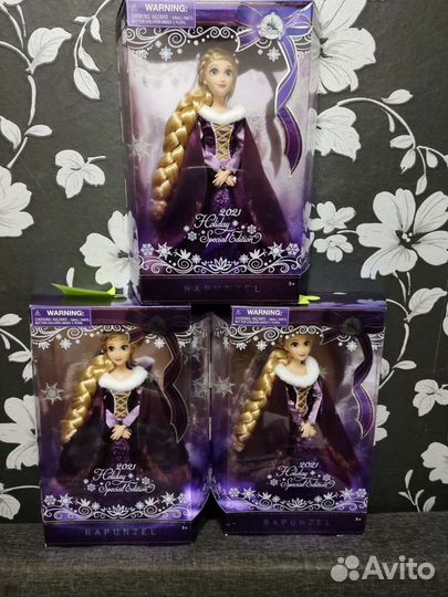 Кукла Рапунцель Холидей от Дисней