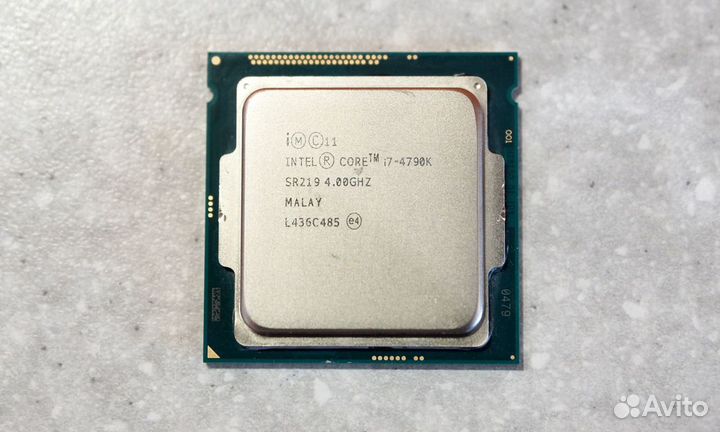 Процессор Intel i7-4790k. Топовый на LGA 1150