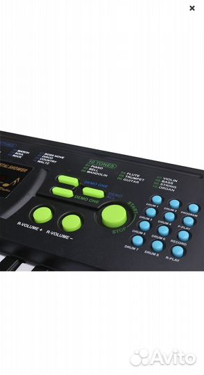 Синтезатор с микрофоном пианино Новый