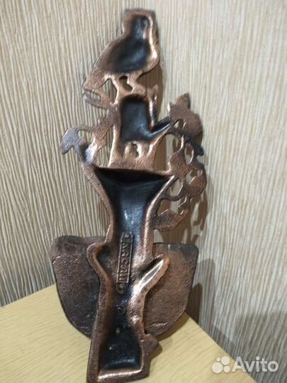 Каслинское литьё. Спичечница. Сова