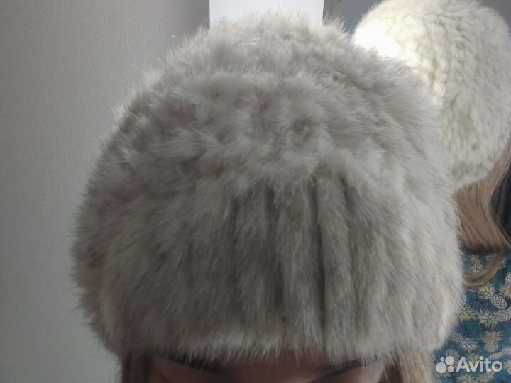 Шапка норковая женская