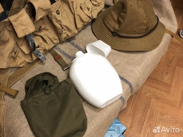 Фляга пластиковая с чехлом СССР 1.5л на афган