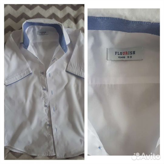 Рубашки к школе на мальчика 7-8,8-9,9-10,12-13 лет