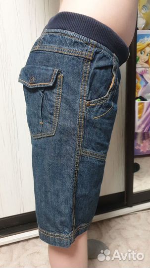 Пакет- рост140- Бриджи+новая футболка+худи+шлёпки